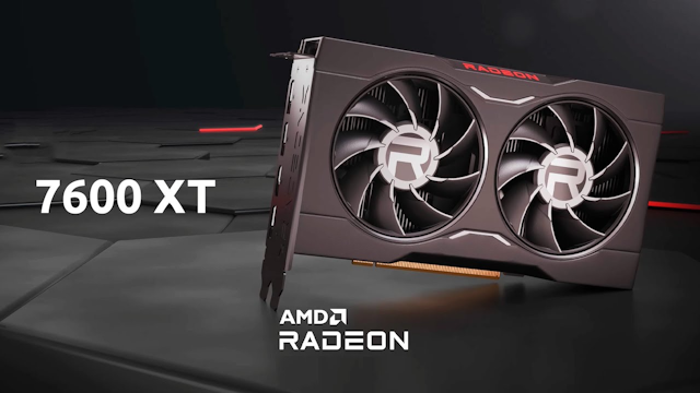 AMD dan katta sovg'a: Radeon RX 7600 XT 16 GB xotira oladi