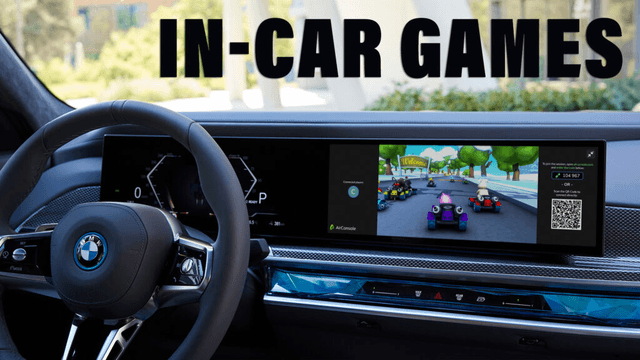BMW yangi avtomobillarda o'yin o'ynash va smartfonlarni kontroller sifatida ishlatish haqida izoh berdi