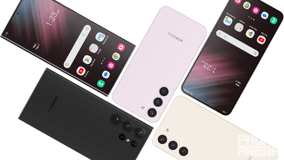 Galaxy S23 Ultra va Galaxy S23 Plus har tomondan va barcha ranglarda yangi renderlarda ko'rsatilgan