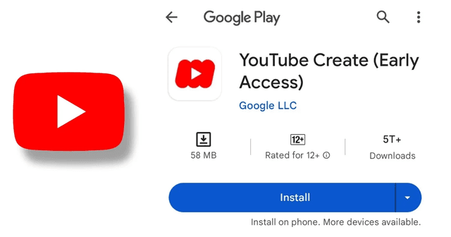 YouTube dasturchilari smartfonlar uchun TikTok uslubidagi video muharririni chiqardi